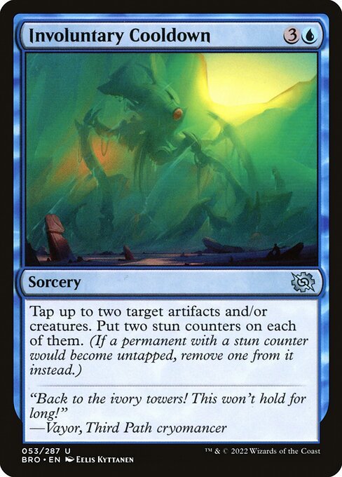 Involuntary Cooldown card from BRO #53
