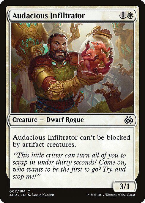 Audacious Infiltrator card from AER #7