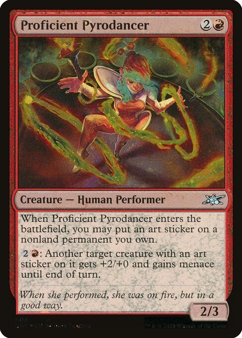 Proficient Pyrodancer card from UNF #406
