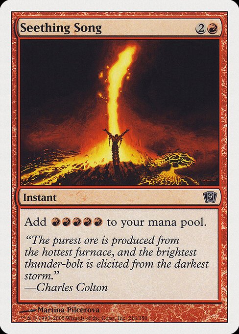 Seething Song card from 9ED #216