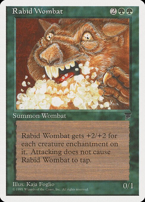 Rabid Wombat card from CHR #product-3427