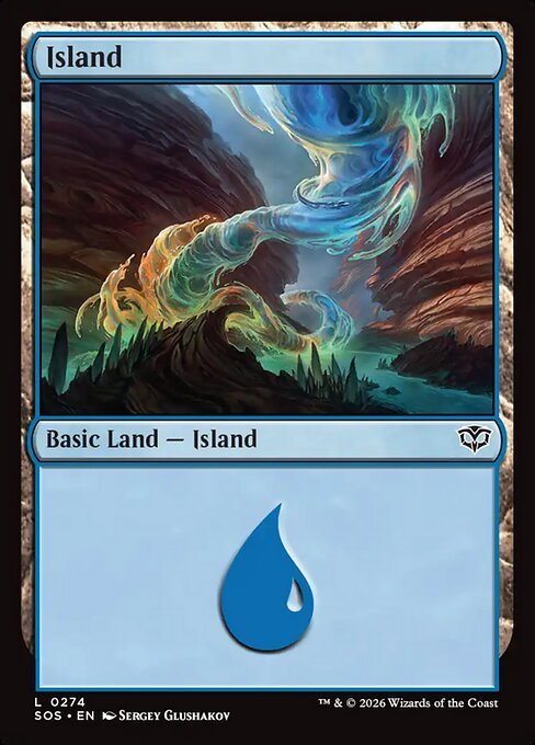 Island (0274) card from SOS #274