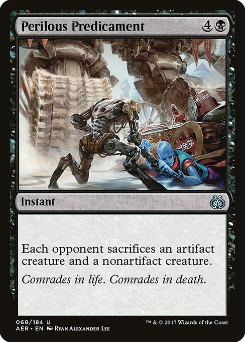 Perilous Predicament card from AER #68