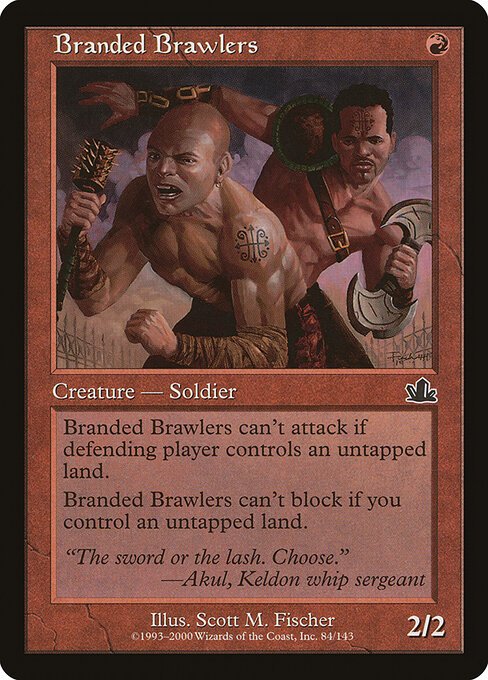 Branded Brawlers card from PCY #84