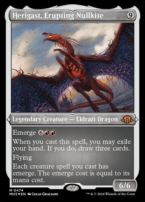 Herigast, Erupting Nullkite card from MH3 #474