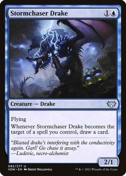Stormchaser Drake card from VOW #82