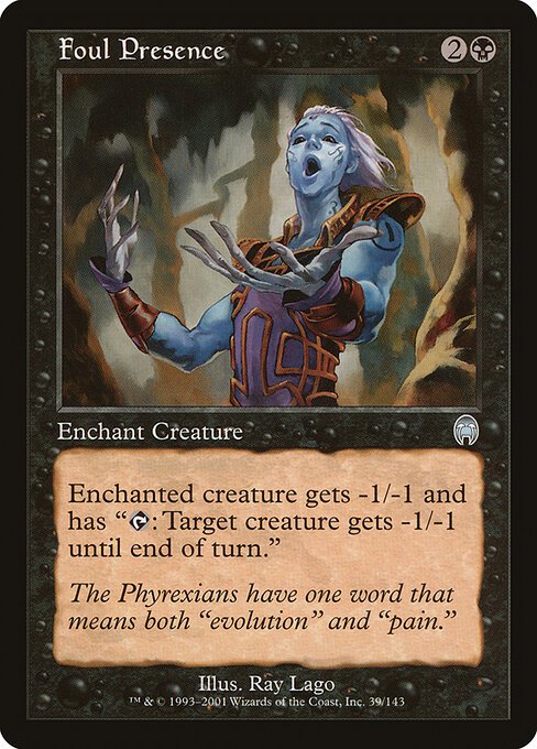 Foul Presence card from APC #39