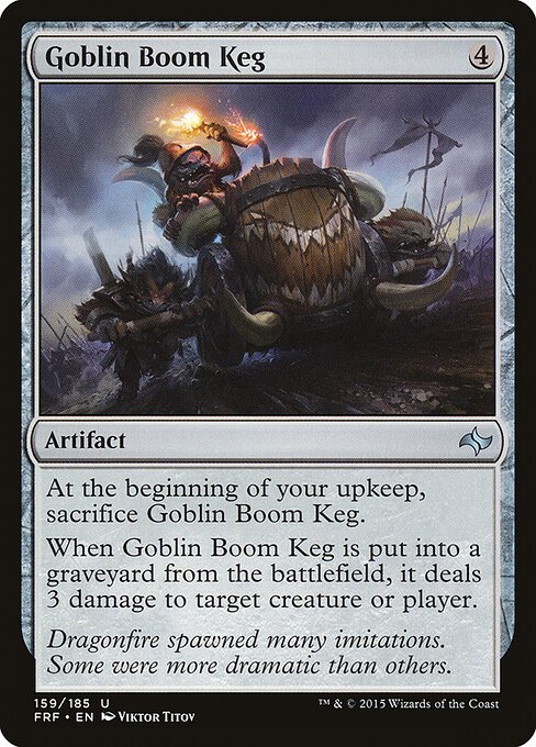 Goblin Boom Keg card from FRF #159
