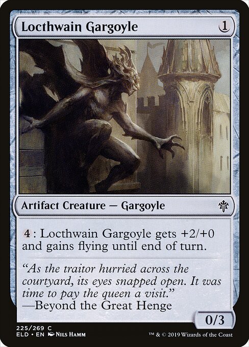 Locthwain Gargoyle card from ELD #225