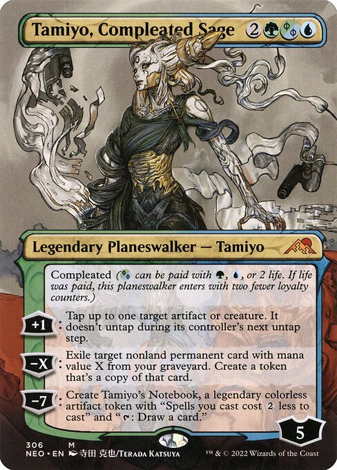 Tamiyo, Compleated Sage card from NEO #306