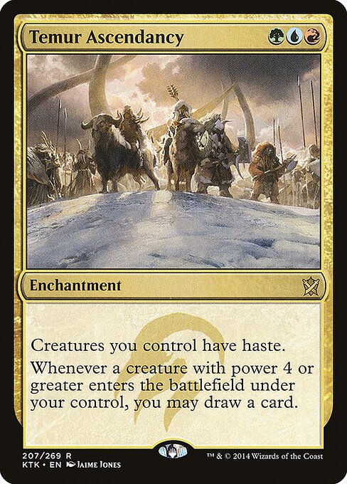 Temur Ascendancy card from KTK #207
