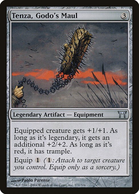 Tenza, Godo's Maul card from CHK #271