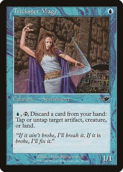 Trickster Mage card from NMS #49