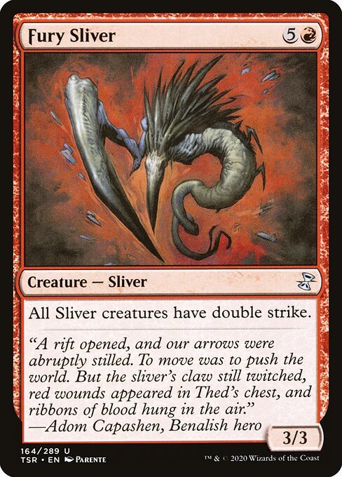 Fury Sliver card from TSR #164