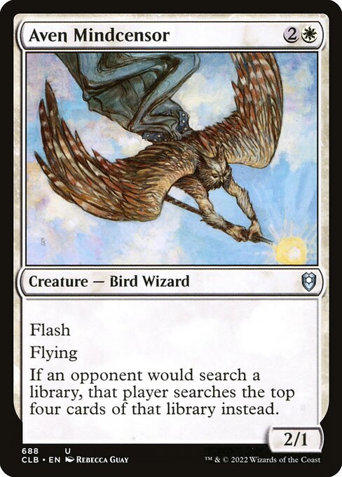 Aven Mindcensor card from CLB #688