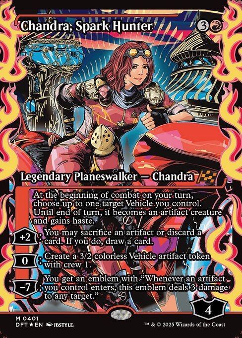 Chandra, Spark Hunter card from DFT #401