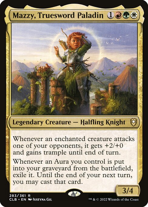 Mazzy, Truesword Paladin card from CLB #283