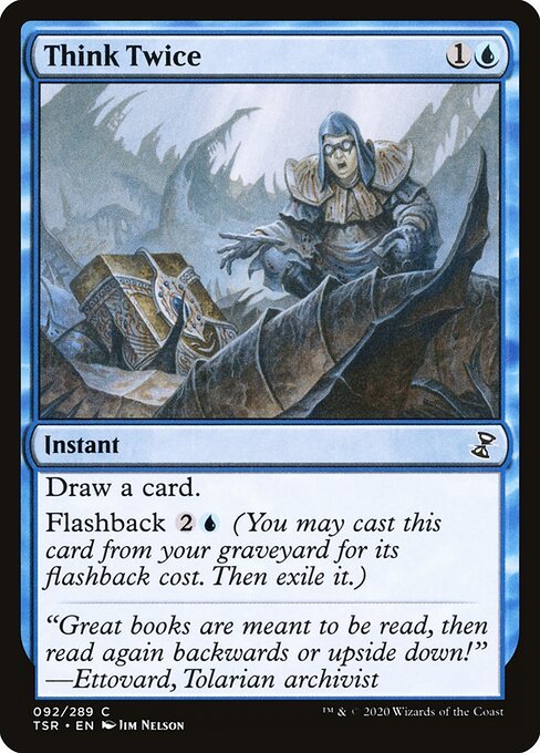 Think Twice card from TSR #92