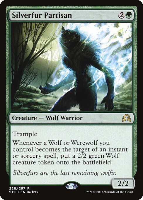 Silverfur Partisan card from SOI #228