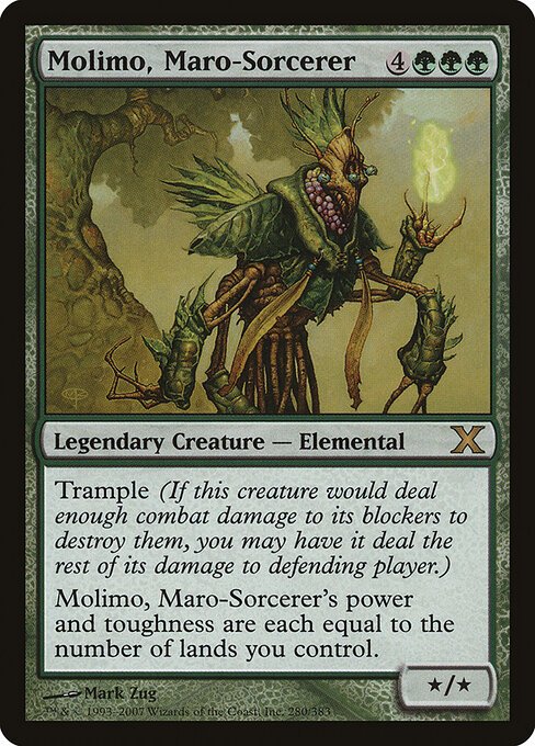 Molimo, Maro-Sorcerer card from 10E #280
