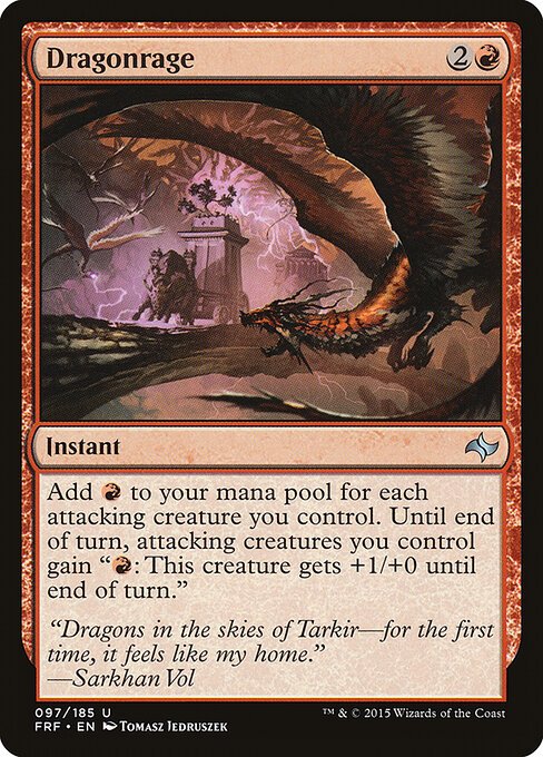 Dragonrage card from FRF #97