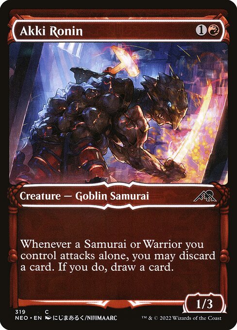 Akki Ronin card from NEO #319