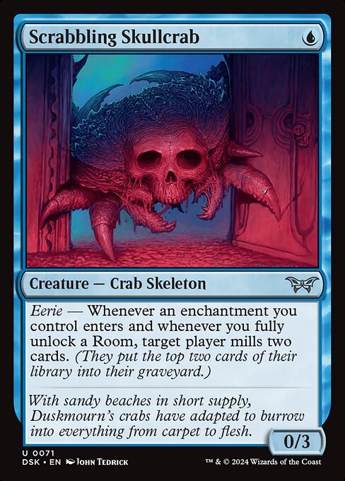 Scrabbling Skullcrab card from DSK #71