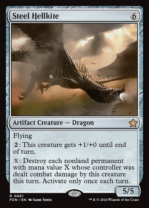 Steel Hellkite card from FDN #681