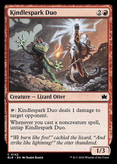 Kindlespark Duo card from BLB #142