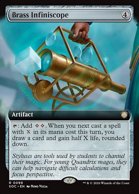 Brass Infiniscope card from SOC #99