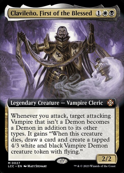 Clavileno, First of the Blessed card from LCC #27