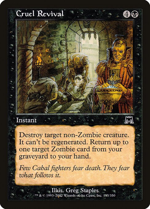 Cruel Revival card from ONS #135