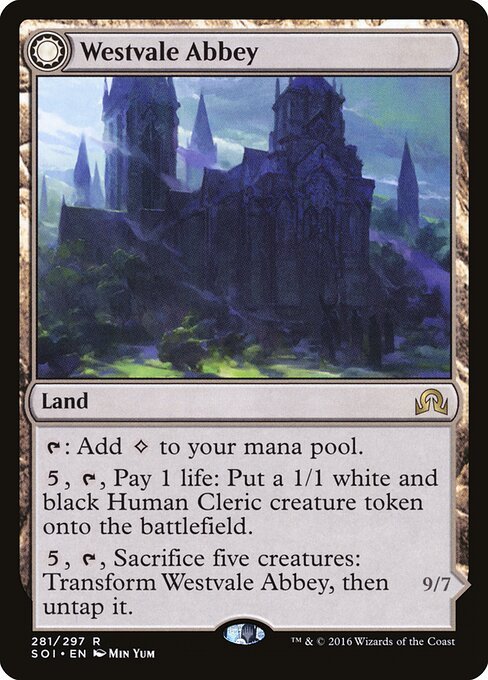 Westvale Abbey card from SOI #281