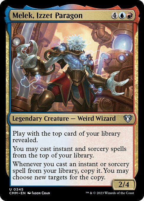 Melek, Izzet Paragon card from CMM #345
