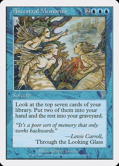 Ancestral Memories card from 7ED #59