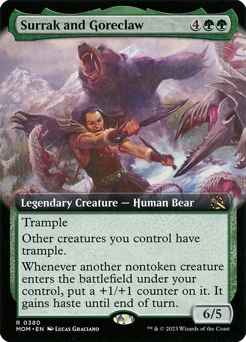 Surrak and Goreclaw card from MOM #380