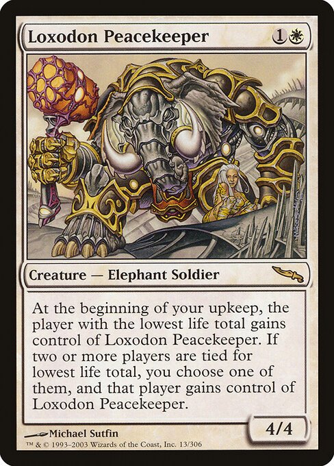 Loxodon Peacekeeper card from MRD #13