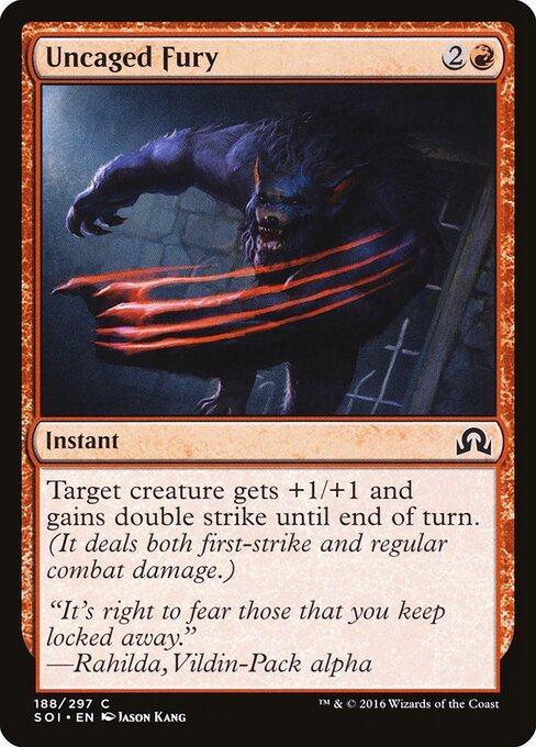 Uncaged Fury card from SOI #188