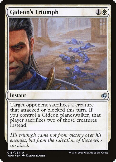 Gideon's Triumph card from WAR #15