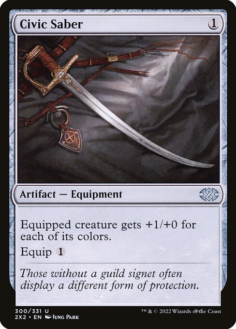 Civic Saber card from 2X2 #300
