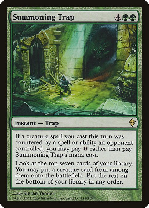 Summoning Trap card from ZEN #184