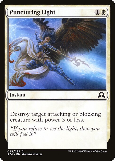Puncturing Light card from SOI #35