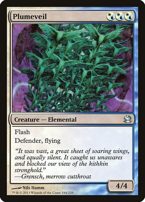 Plumeveil card from MMA #194