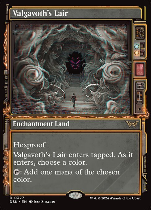 Valgavoth's Lair card from DSK #327