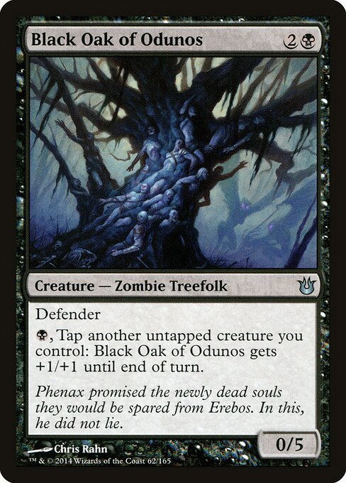 Black Oak of Odunos card from BNG #62