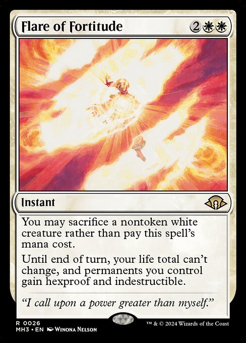 Flare of Fortitude card from MH3 #26