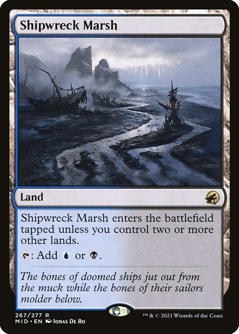 Shipwreck Marsh card from MID #267