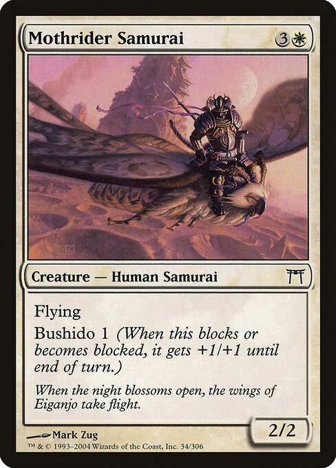 Mothrider Samurai card from CHK #34
