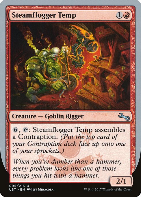 Steamflogger Temp card from UST #95