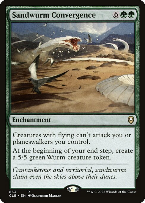 Sandwurm Convergence card from CLB #833